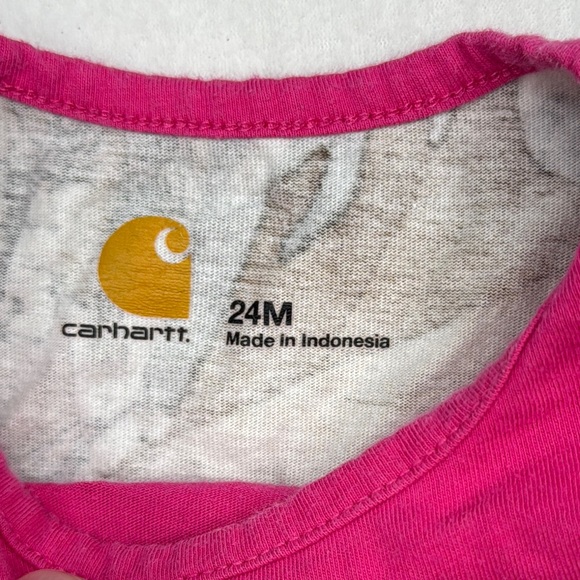 Carhartt Baby Girls' Knit Long Sleeve Henley-Neck Bodysuit 24m 24 months camo - Picture 3 of 5